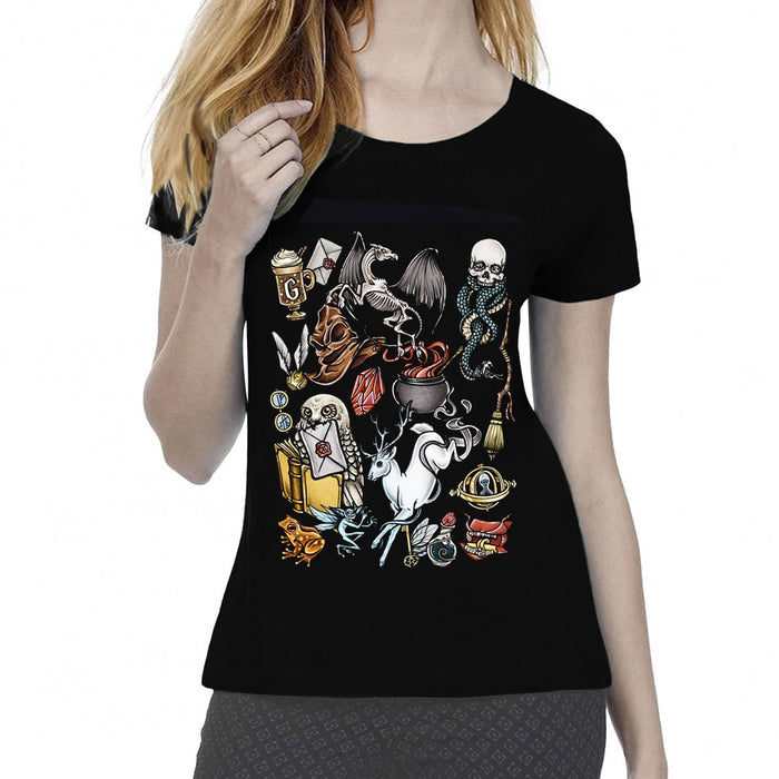 T-shirt donna Hogwarts