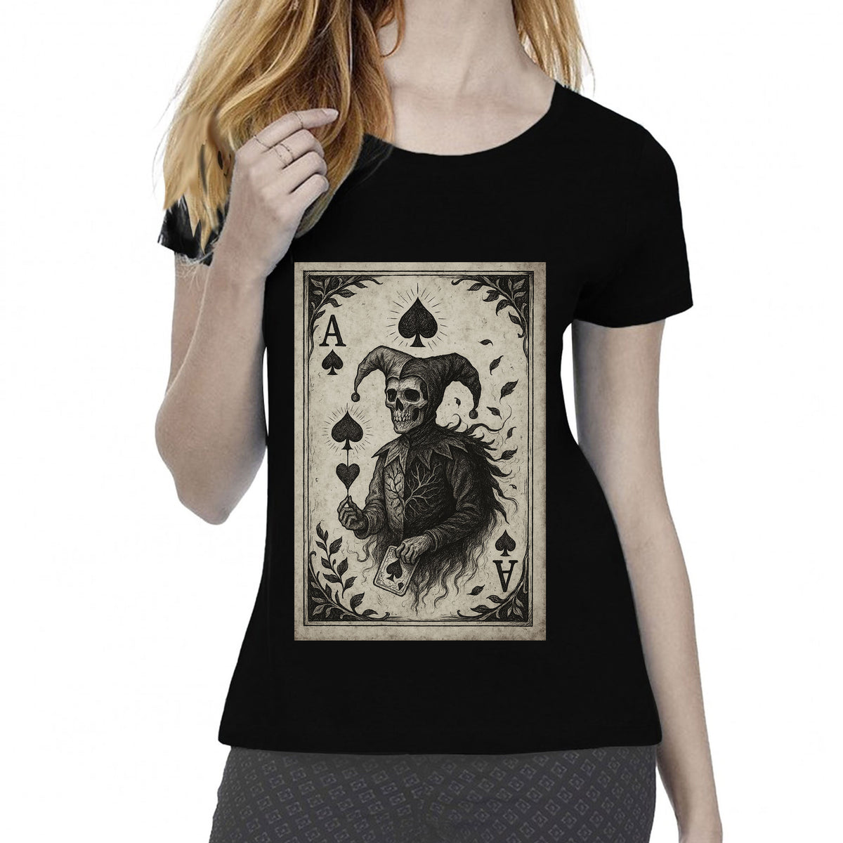 T-shirt donna Il Jolly di picche