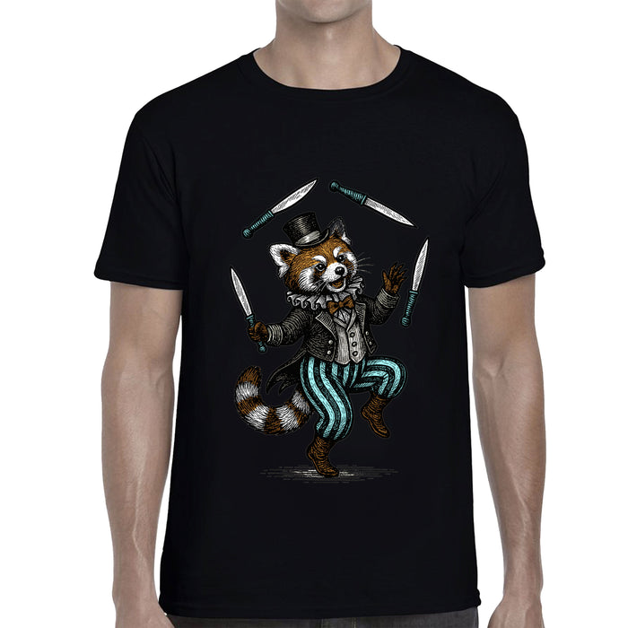 T-shirt uomo Panda rosso circus vintage