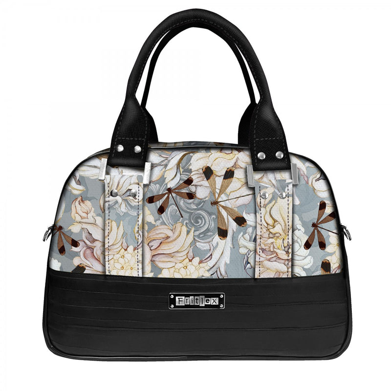 Bauletto Peonie e libellule