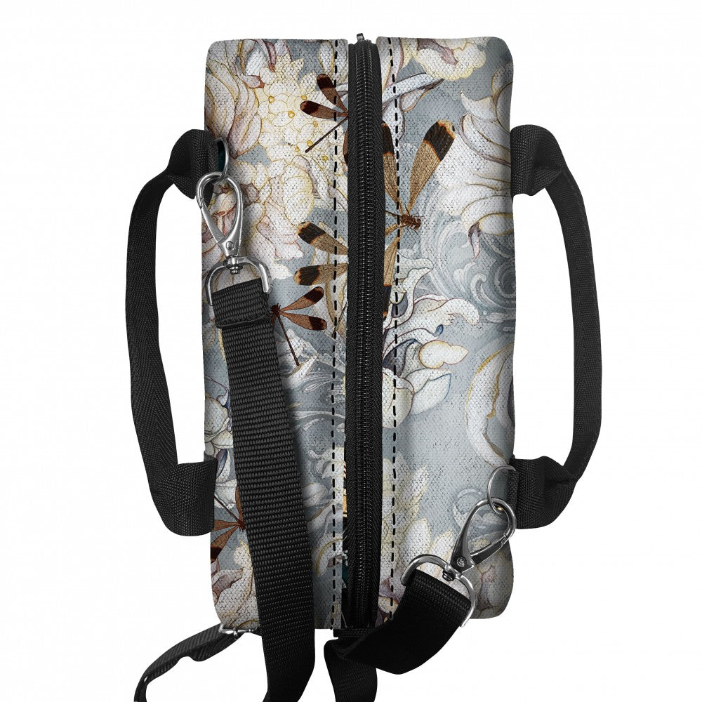 Beauty Case - Peonie e Libellule