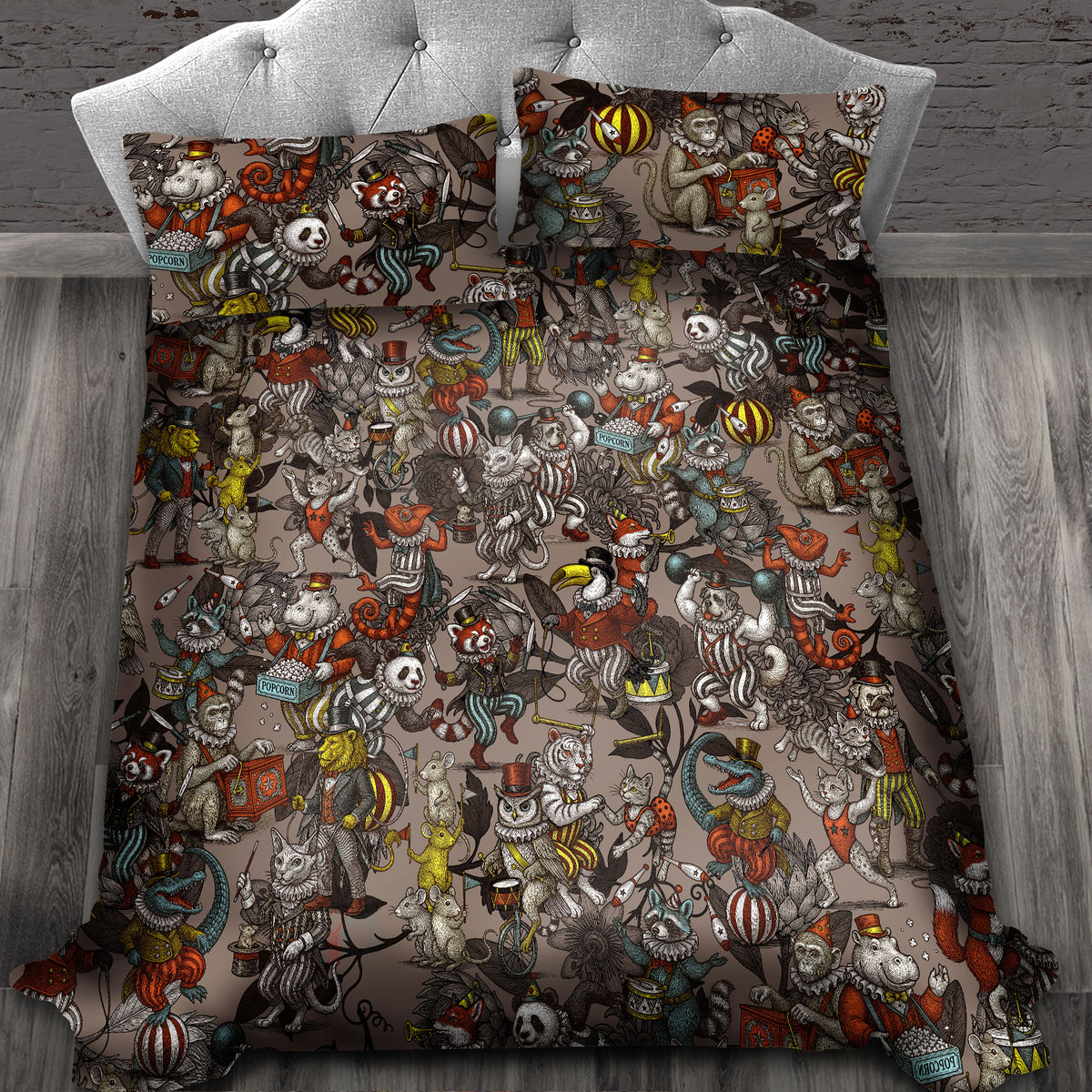 Copripiumino matrimoniale - Circus vintage