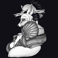 T-shirt uomo demone Kitsune