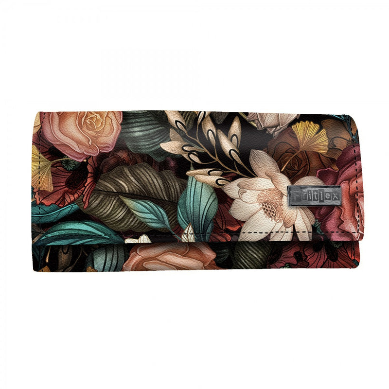 Portafoglio grande Flowers