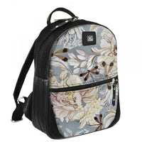 Zaino grande donna - Peonie e Libellule