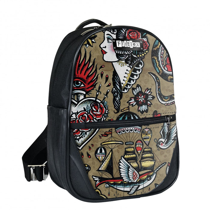 Zaino piccolo donna- Traditional tattoo